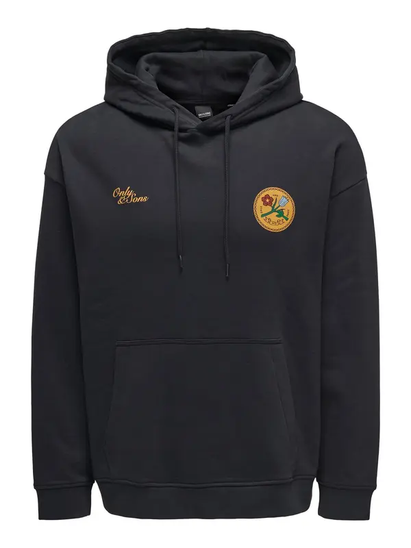 Only & Sons Only & Sons Sweater majica 'Herritage'  mornarsko plava / šafran / zelena / crvena