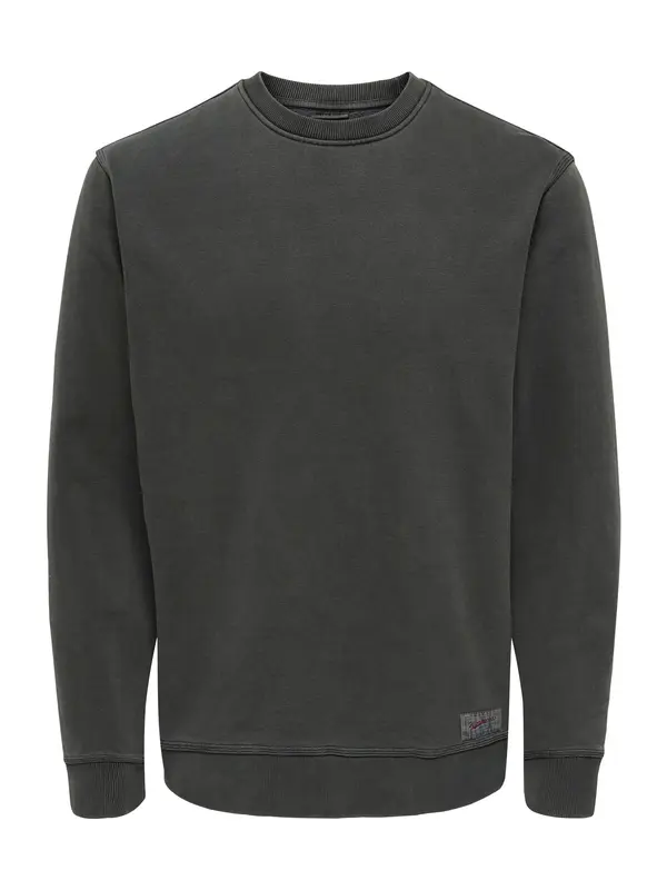 Only & Sons Only & Sons Sweater majica 'ONSBROCK'  crna
