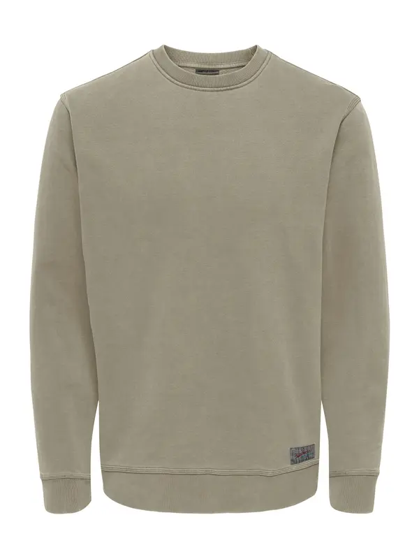 Only & Sons Only & Sons Sweater majica 'ONSBROCK'  siva