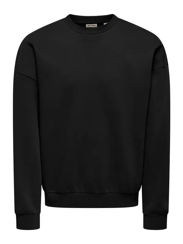 Only & Sons Only & Sons Sweater majica 'ONSCeres'  crna