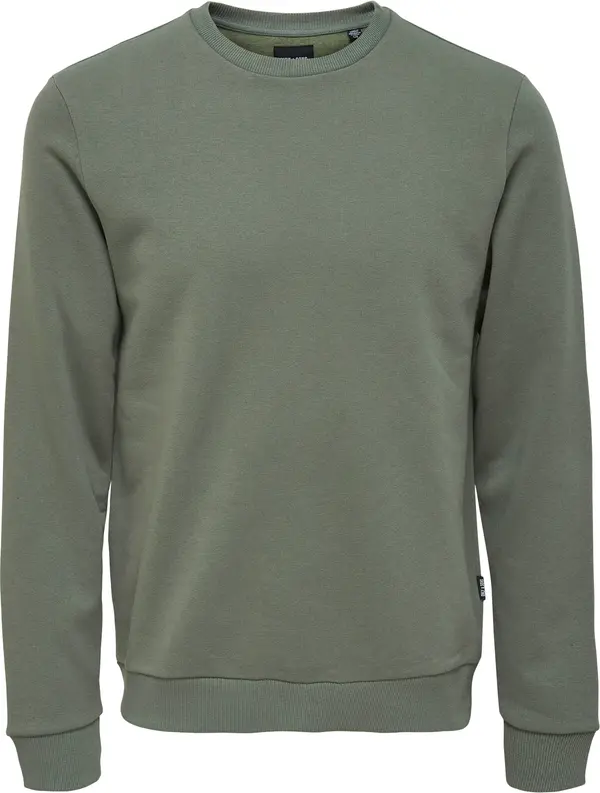 Only & Sons Only & Sons Sweater majica 'ONSCeres'  siva