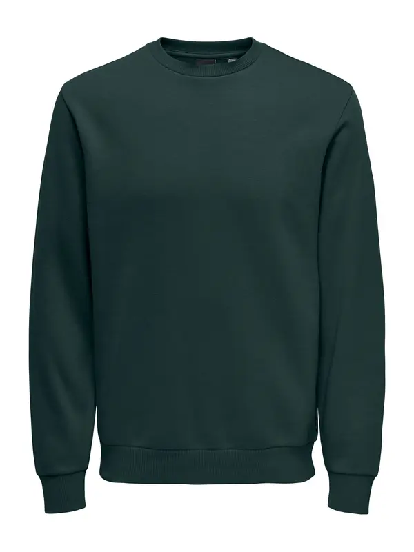 Only & Sons Only & Sons Sweater majica 'ONSCERES'  tamno zelena
