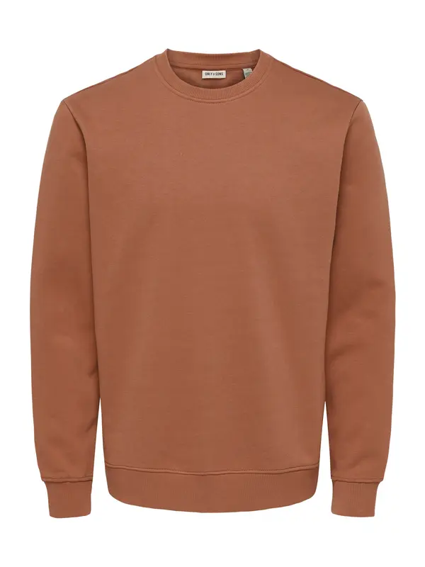 Only & Sons Only & Sons Sweater majica 'ONSConnor'  hrđavo smeđa
