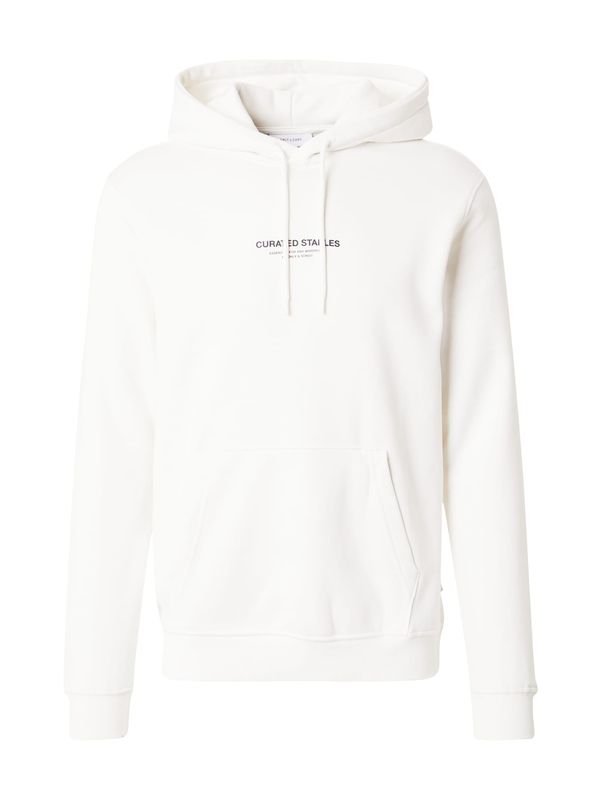 Only & Sons Only & Sons Sweater majica 'ONSCURATED'  crna / bijela