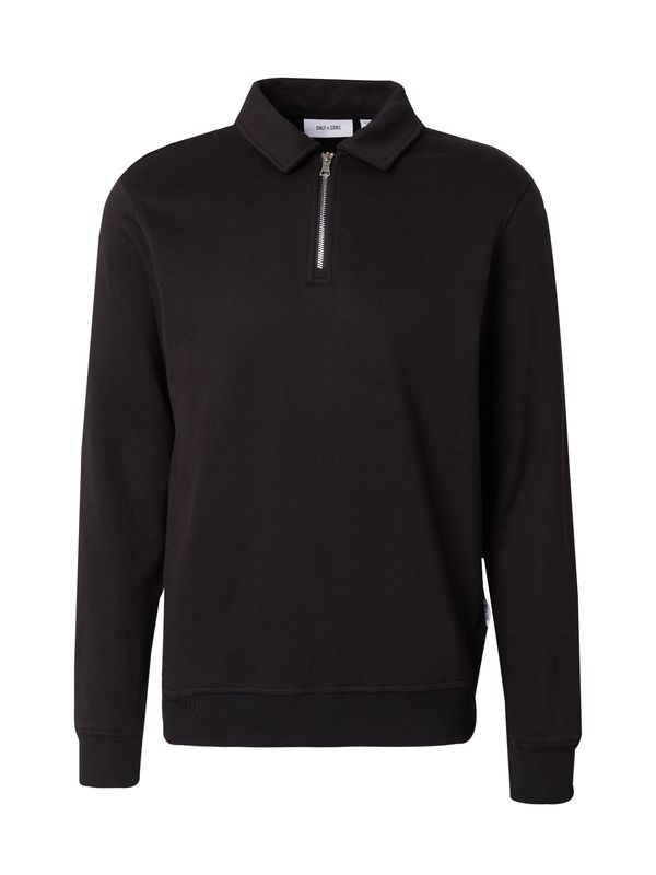 Only & Sons Only & Sons Sweater majica 'ONSDAVID'  crna