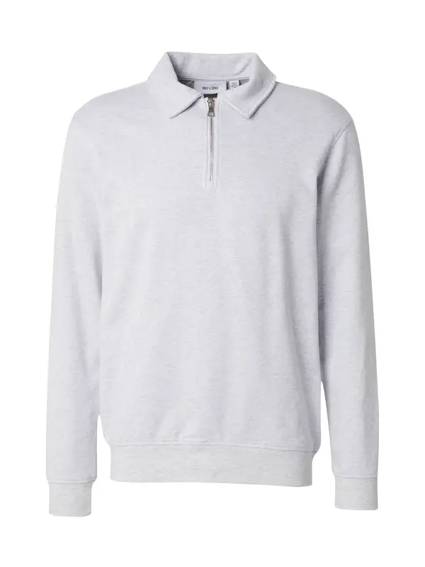 Only & Sons Only & Sons Sweater majica 'ONSDAVID'  svijetlosiva