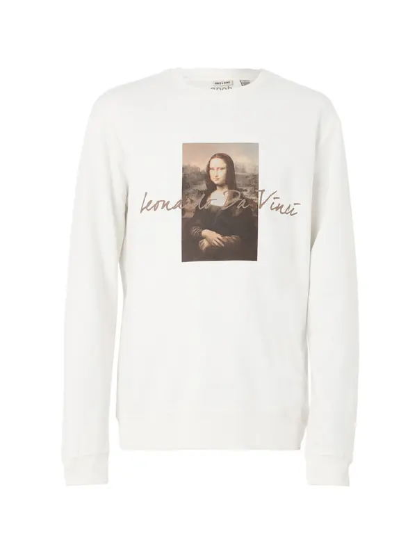 Only & Sons Only & Sons Sweater majica 'ONSMONALISA'  bež / smeđa / bijela