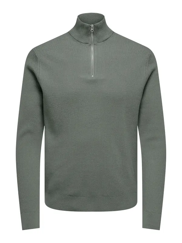 Only & Sons Only & Sons Sweater majica 'ONSPHIL'  siva