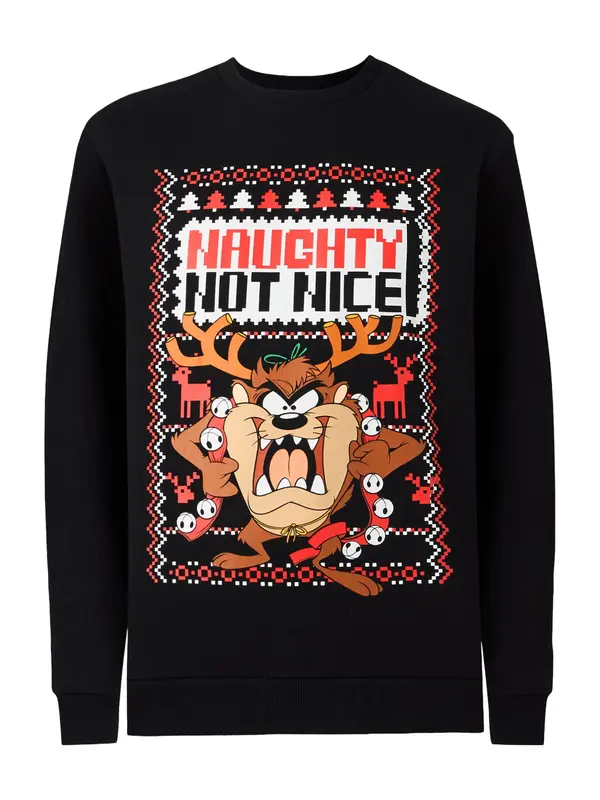 Only & Sons Only & Sons Sweater majica 'ONSXMAS'  svijetlosmeđa / svijetlocrvena / crna / bijela