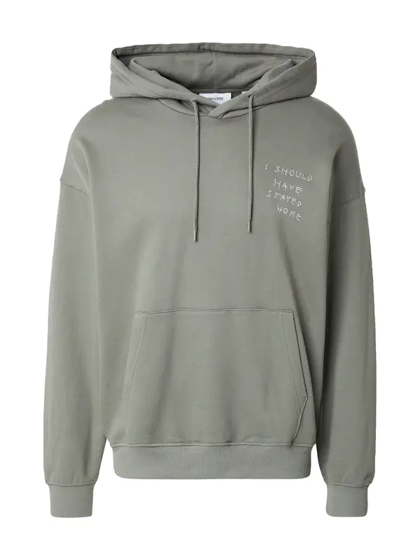 Only & Sons Only & Sons Sweater majica  siva / bijela