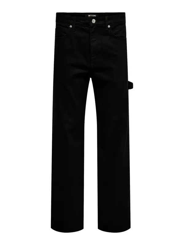 Only & Sons Only & Sons Traperice 'ONSEdge'  crni traper