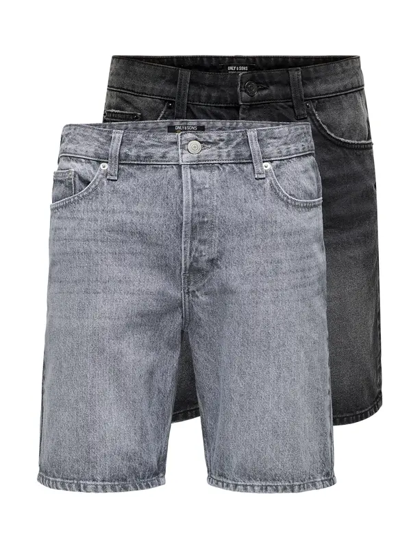 Only & Sons Only & Sons Traperice 'ONSEDGE'  sivi traper / crna