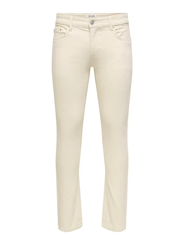 Only & Sons Only & Sons Traperice 'ONSLoom'  ecru/prljavo bijela