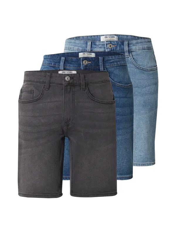 Only & Sons Only & Sons Traperice 'ONSWEFT'  plavi traper / svijetloplava / tamo siva