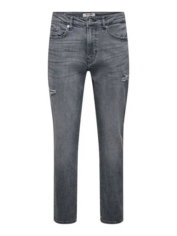 Only & Sons Only & Sons Traperice 'ONSWeft'  sivi traper