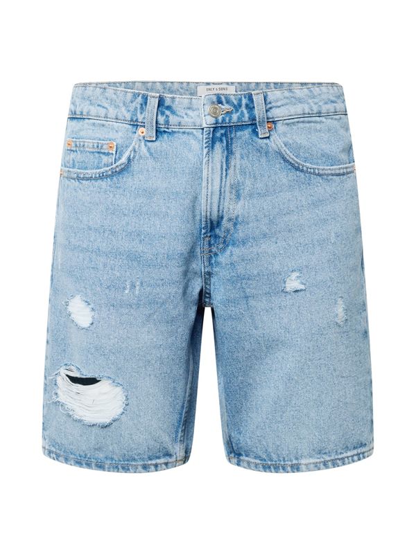 Only & Sons Only & Sons Traperice  plavi traper