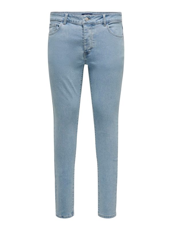 Only & Sons Only & Sons Traperice 'WARP'  plavi traper / svijetlosmeđa