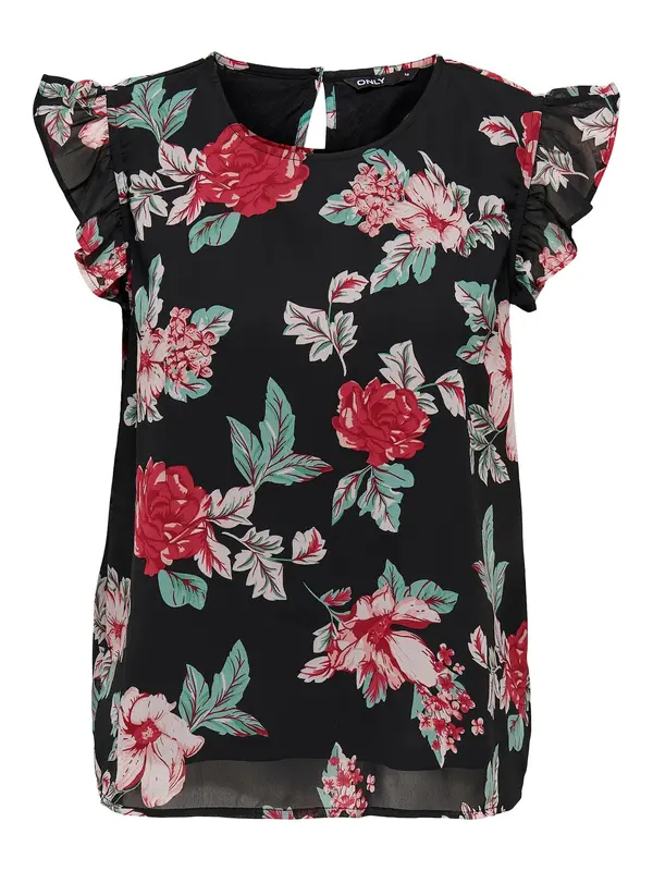 ONLY ONLY Bluza 'Ann'  miks boja / crna
