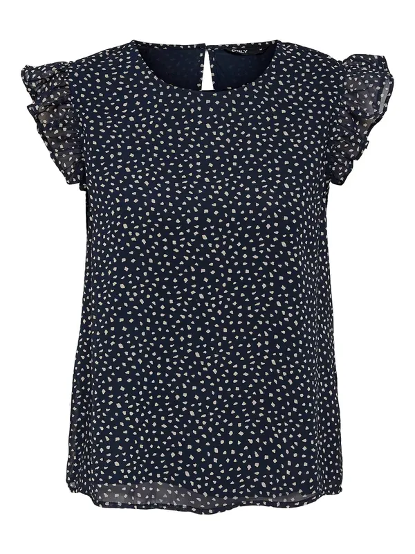 ONLY ONLY Bluza 'Ann'  morsko plava / bijela