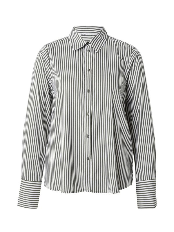 ONLY ONLY Bluza 'BERIT'  zelena / bijela