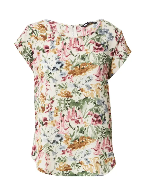 ONLY ONLY Bluza  golublje plava / oker / zelena / roza / vuneno bijela