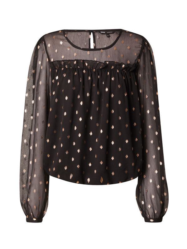 ONLY ONLY Bluza 'IVY FOIL'  crna