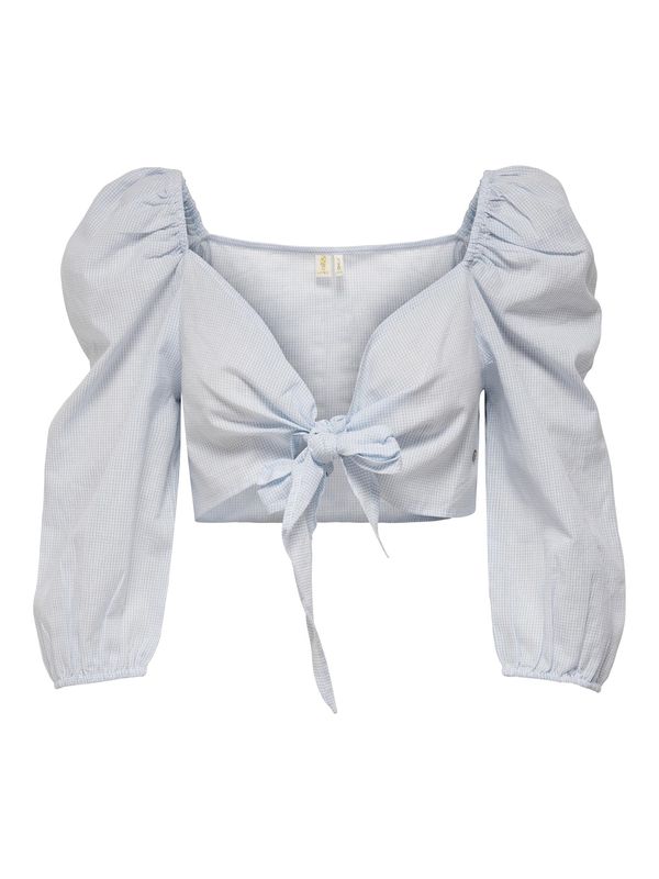 ONLY ONLY Bluza 'Ivy'  pastelno plava / prljavo bijela