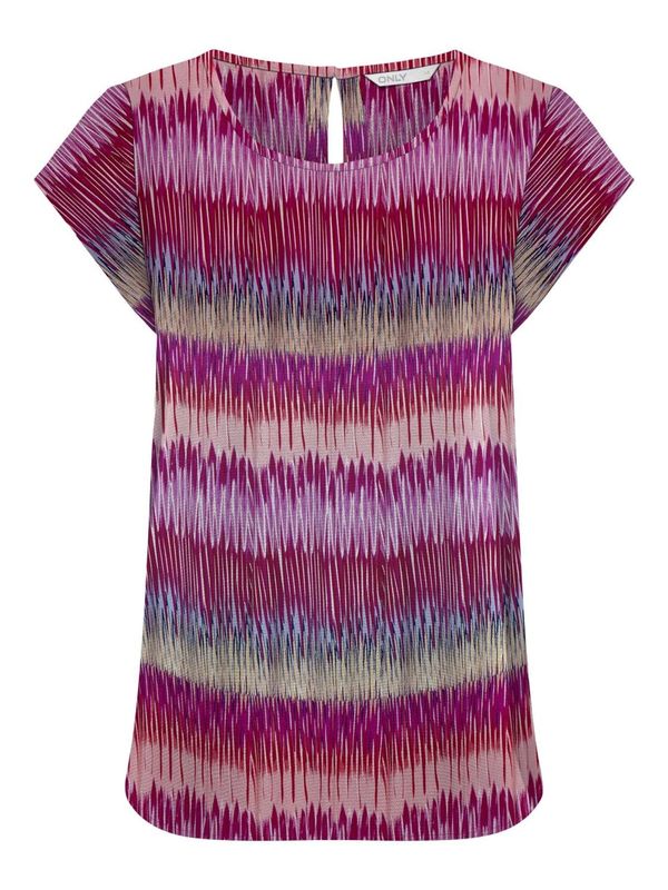 ONLY ONLY Bluza 'NOVA'  kaki / roza / magenta / karmin crvena