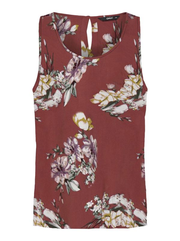 ONLY ONLY Bluza 'NOVA'  zelena / ljubičasta / bordo / bijela