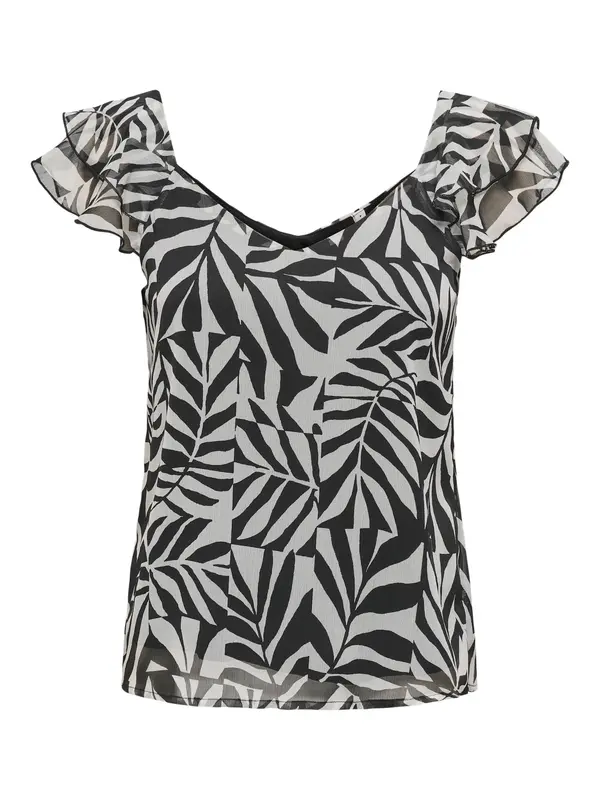 ONLY ONLY Bluza 'ONLAsta'  bež siva / crna