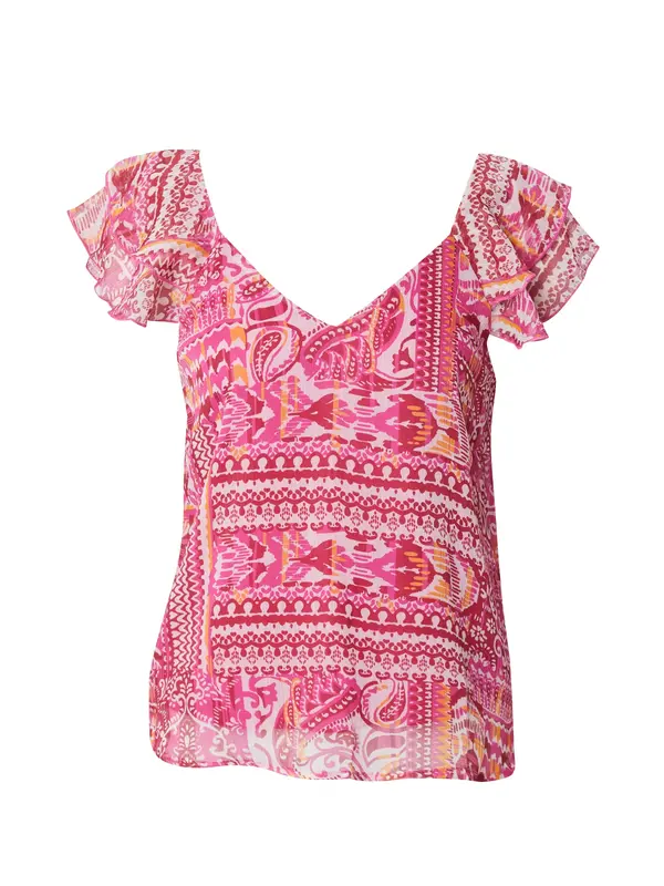 ONLY ONLY Bluza 'ONLASTA'  narančasto žuta / roza / tamno roza / prljavo bijela