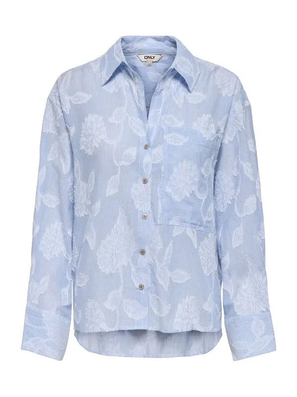 ONLY ONLY Bluza 'ONLASTANA'  svijetloplava / bijela