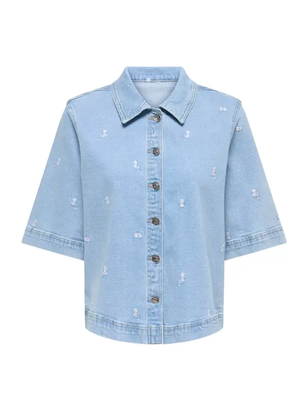 ONLY ONLY Bluza 'ONLBella'  svijetloplava / bijela