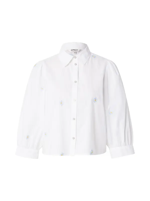 ONLY ONLY Bluza 'ONLCandy'  svijetloplava / zlatno žuta / bijela