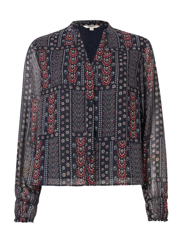 ONLY ONLY Bluza 'ONLDUA MYRILLA'  morsko plava / krvavo crvena / bijela