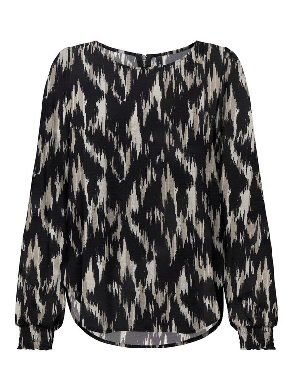 ONLY ONLY Bluza 'ONLElite'  bež / svijetlosiva / crna