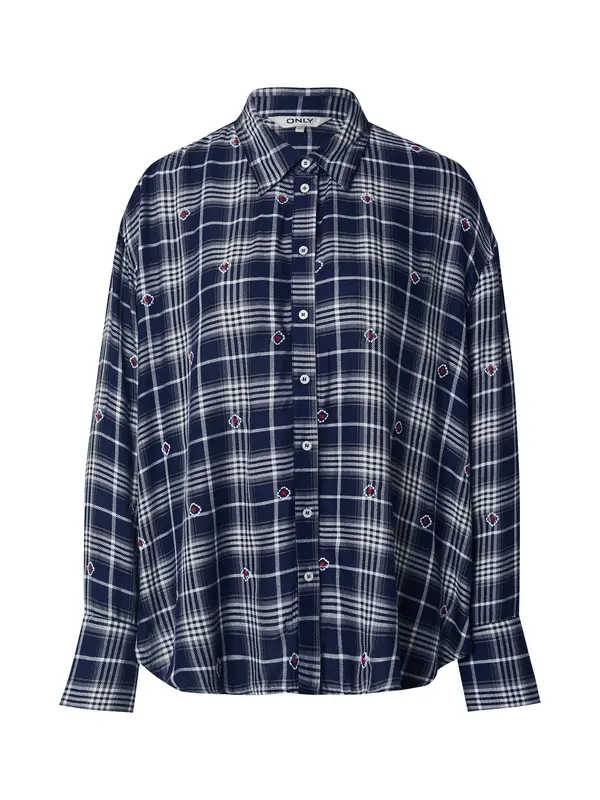 ONLY ONLY Bluza 'ONLGrace'  mornarsko plava / crvena / bijela