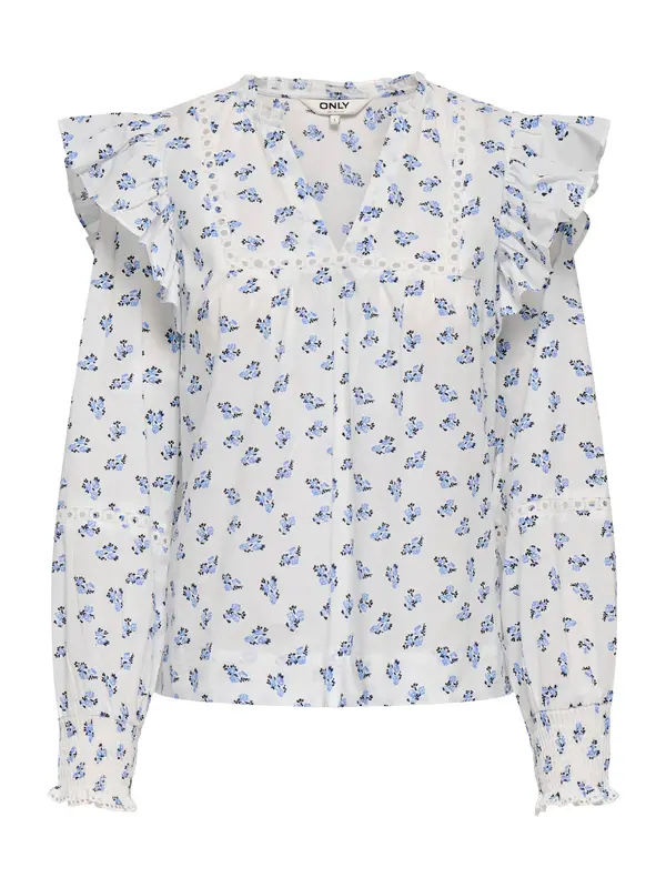 ONLY ONLY Bluza 'ONLIdris'  morsko plava / kraljevsko plava / svijetloplava / bijela