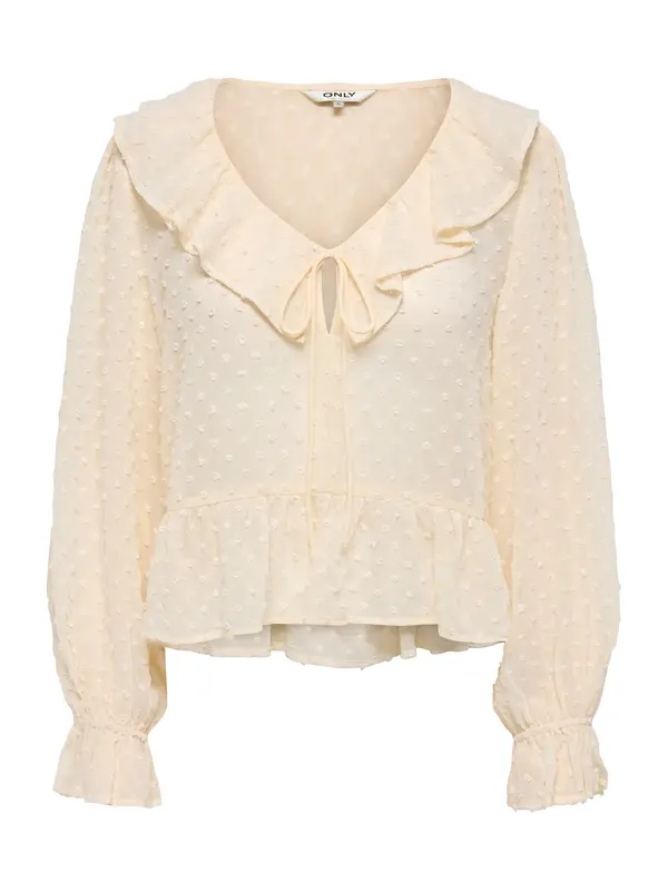 ONLY ONLY Bluza 'ONLISLA'  vuneno bijela