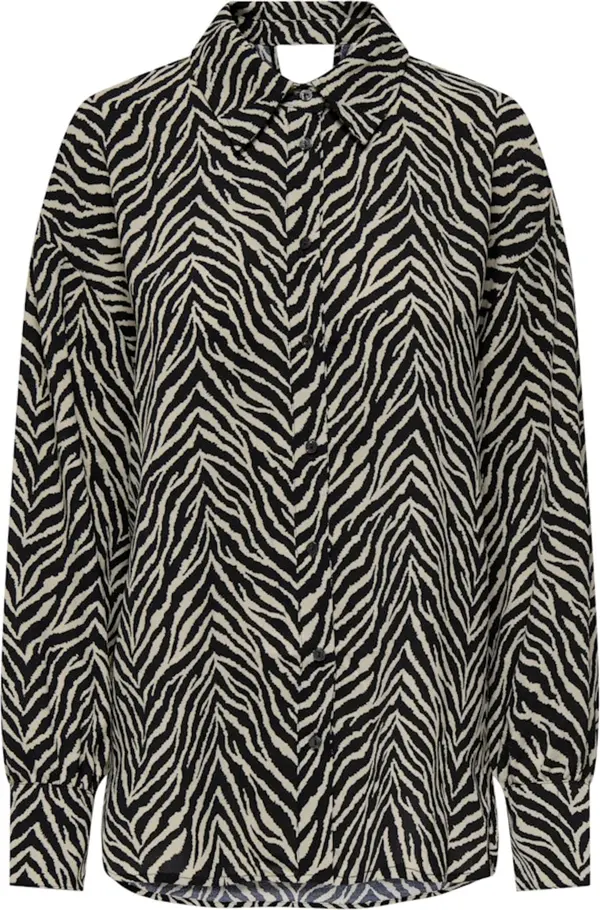 ONLY ONLY Bluza 'ONLKATTY'  bež siva / crna