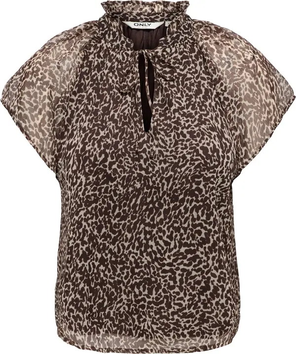 ONLY ONLY Bluza 'ONLLERI-PENINNA'  čokolada / svijetlosmeđa