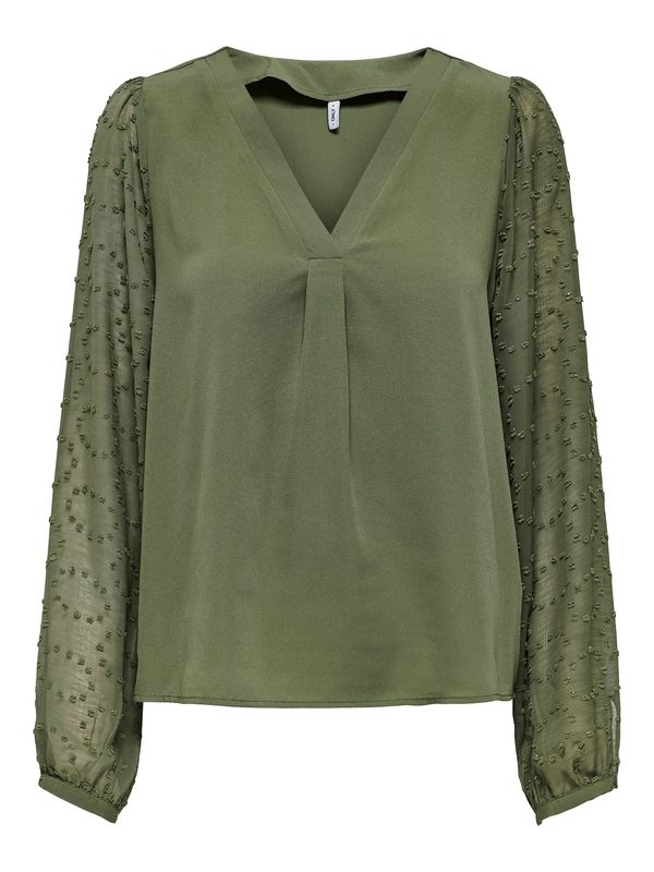 ONLY ONLY Bluza 'ONLMASJA'  maslinasta