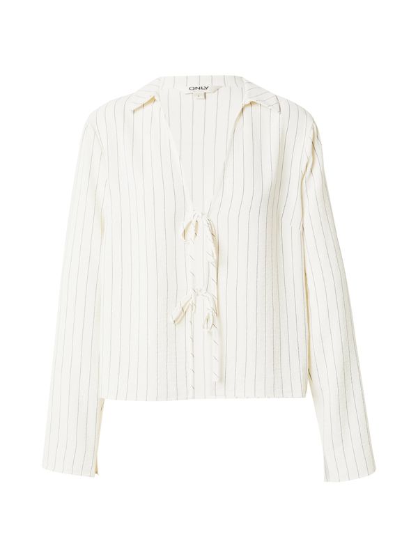 ONLY ONLY Bluza 'ONLMETTE'  crna / bijela