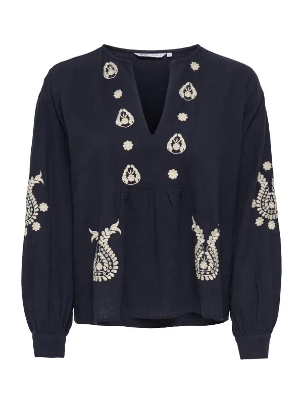 ONLY ONLY Bluza 'ONLMoon'  noćno plava / bež siva
