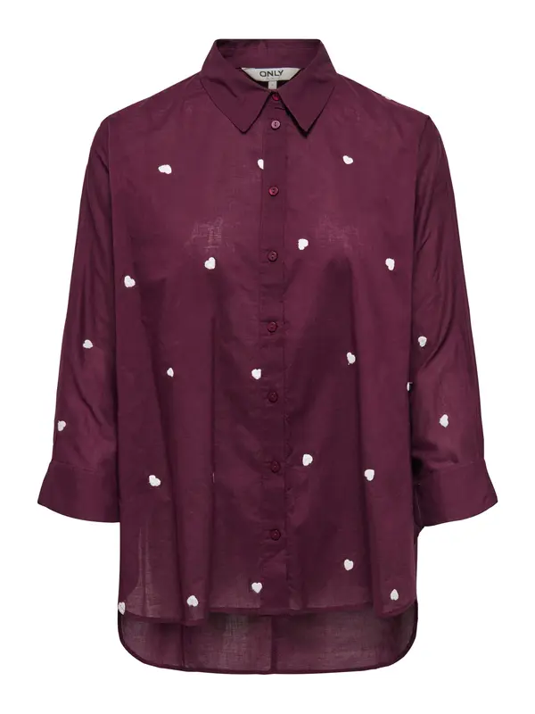 ONLY ONLY Bluza 'ONLNew Lina'  boja vina / bijela
