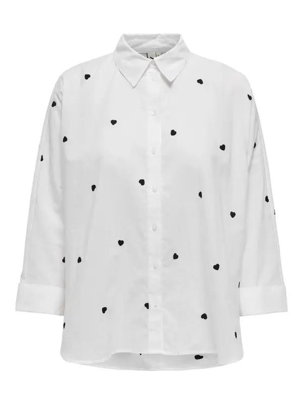 ONLY ONLY Bluza 'ONLNEW LINA'  crna / bijela