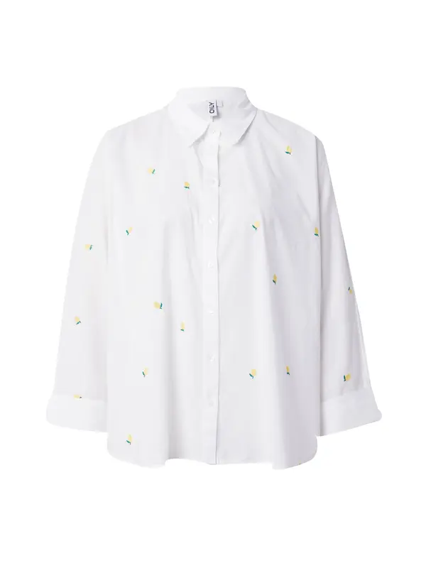 ONLY ONLY Bluza 'ONLNew Lina'  žuta / zelena / bijela