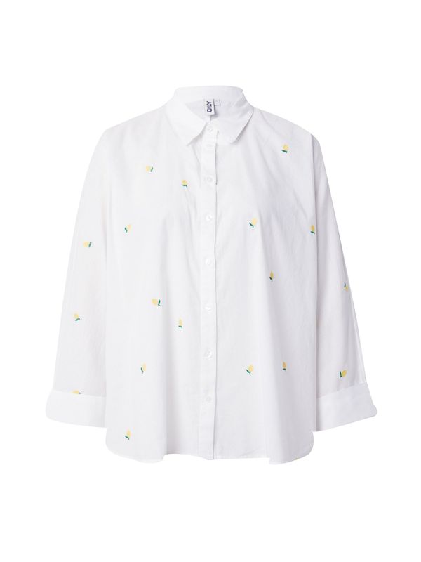 ONLY ONLY Bluza 'ONLNew Lina'  žuta / zelena / bijela