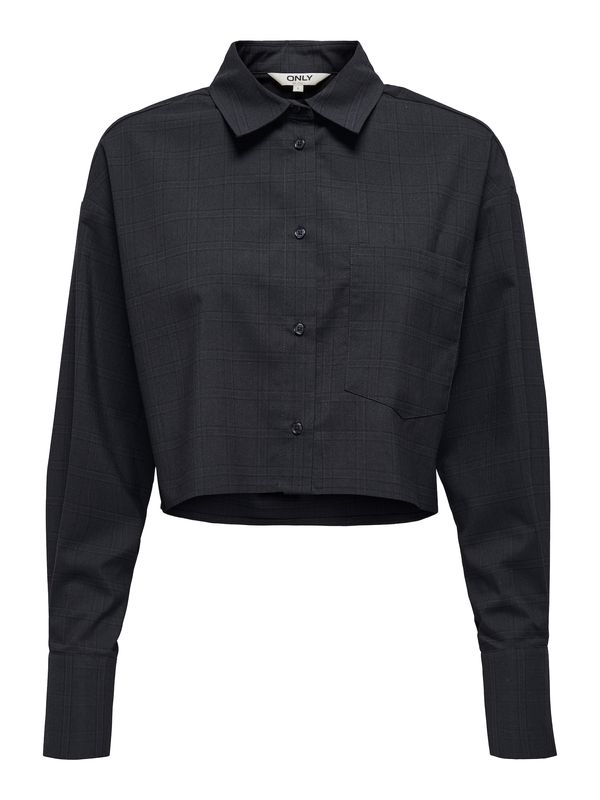 ONLY ONLY Bluza 'ONLNIARA'  svijetlosiva / tamo siva / crna