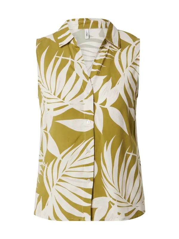 ONLY ONLY Bluza 'ONLNOVA'  maslinasta / bijela
